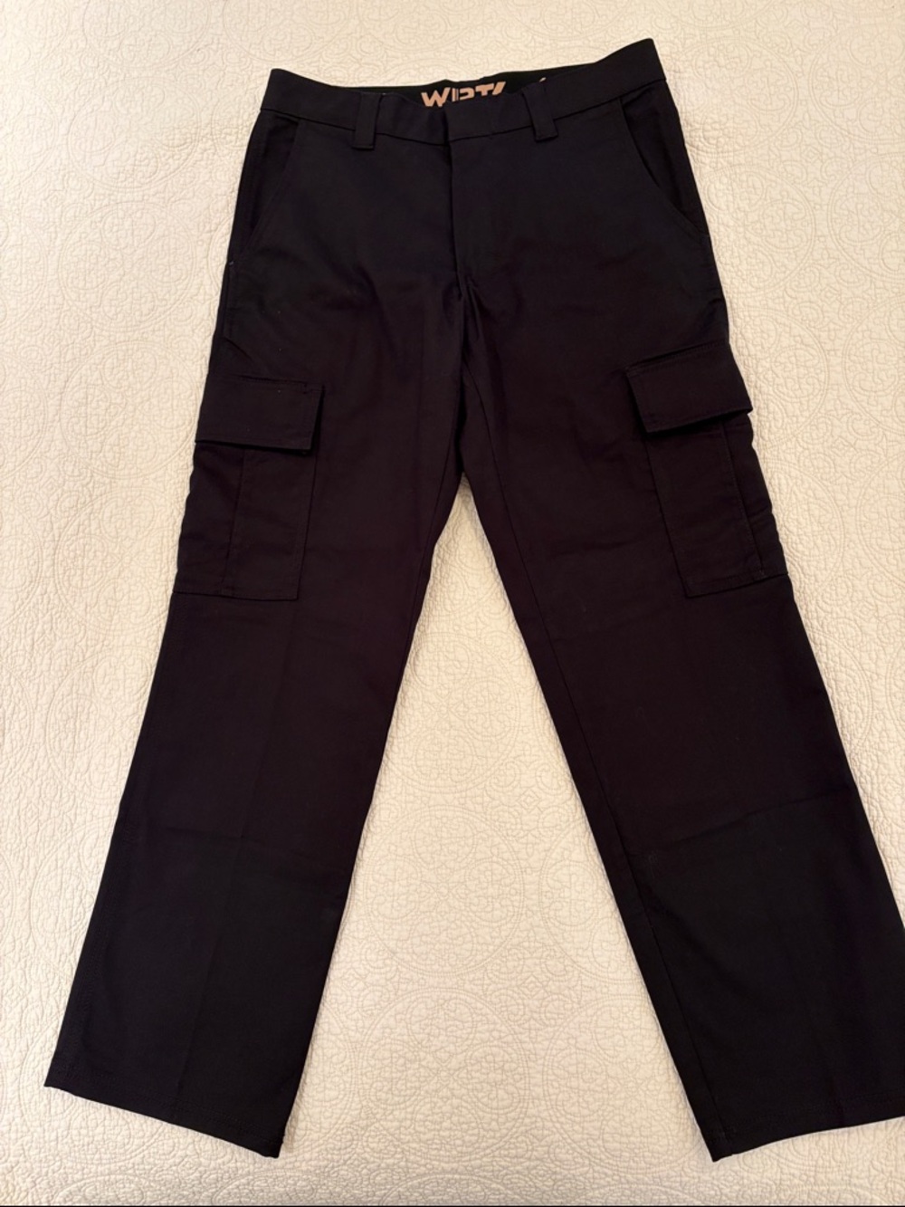 Cargo Work Pants - Black - Men - NEW NEVER WORN